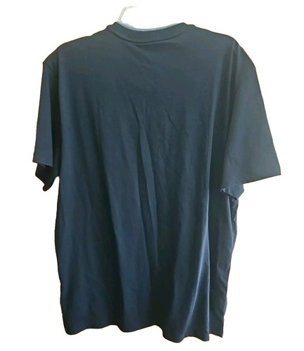 Calvin Klein Men 100% Cotton w/Logo Shoulder Crew Neck T-Shirt Black SZ XL New - Picture 8 of 11