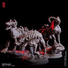 Hellhounds by Flesh of Gods | D&D | DnD | Pri...