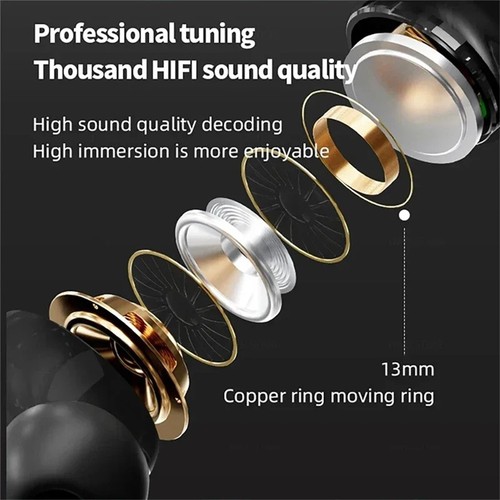 A9 Pro ANC HIFI Kolorowy ekran Sterowanie dotykowe Słuchawki Bluetooth - Zdjęcie 7 z 9