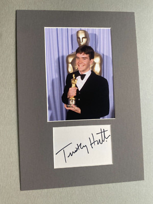 TIMOTHY HUTTON  original signed Briefkarte/Passepartout 20x30 Autogramm
