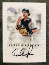 1996 Leaf Signature Series Extended Tom Lampkin Auto Autograph Card