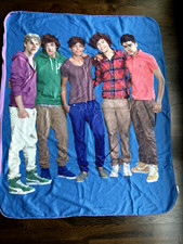 One Direction 2013 Throw Blanket 45 x60 Very RARE
