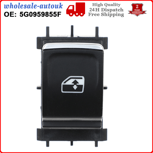 Passenger Side Window Switch Button For VW Golf GTI MK7 1.6 TDI BA5 5G0959855F - Afbeelding 8 van 9