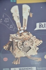 Steampunk Bunny Rabbit LittleBunnyFooFoo Music Box Rokr AM481 Laser Cut 116 Pcs