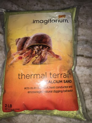 Imagitarium Orange Calcium Reptile Sand — 10lb Bag, Natural Digging Encouragement, Heat Conductive - View #4