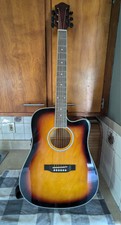  Bcp 41 In Cutaway 6 String Right-handed Acoustic Guitar W/ Case