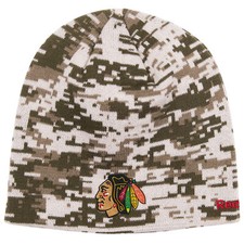 Chicago Blackhawks Digital Camo Beanie