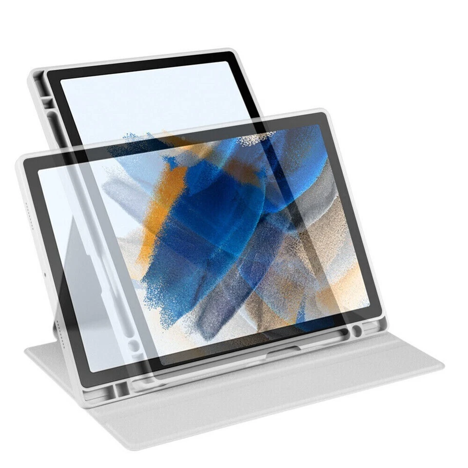 For Samsung Galaxy Tab A8 S6 S7 FE S8 S9 Plus Rotating Case Smart Leather Cover - Image 2 of 4