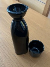 Japanese Sake Black Sake Cup Set