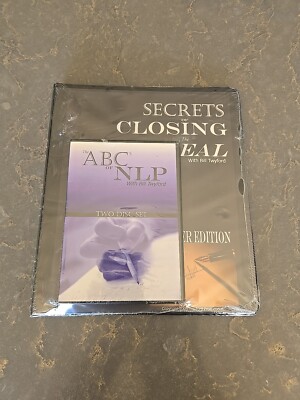Secrets of Closing The Deal with Bill Twyford Book & ABCs Of NLP 2 Disc Set NEW