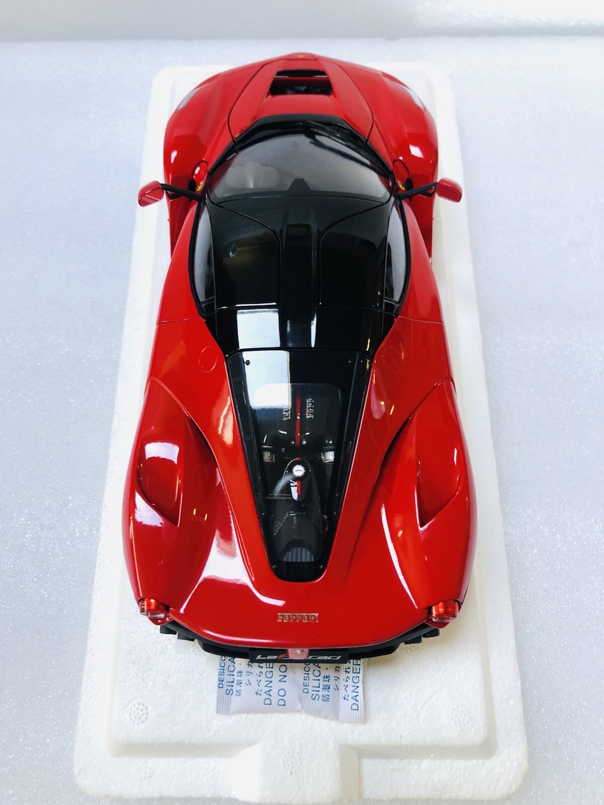 1/18 BBR Ferrari Laferrari Rosso Corsa/Black Roof Diecast full Open Version
