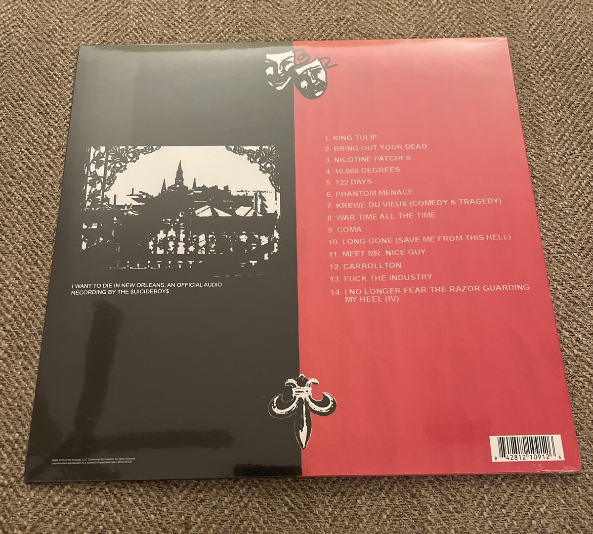 Suicideboys I Want To Die In New Orleans Vinyl Red Black Split New