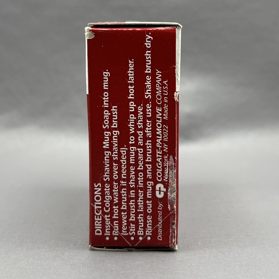 Vintage Colgate Shaving Mug Soap New in Original Box eBay