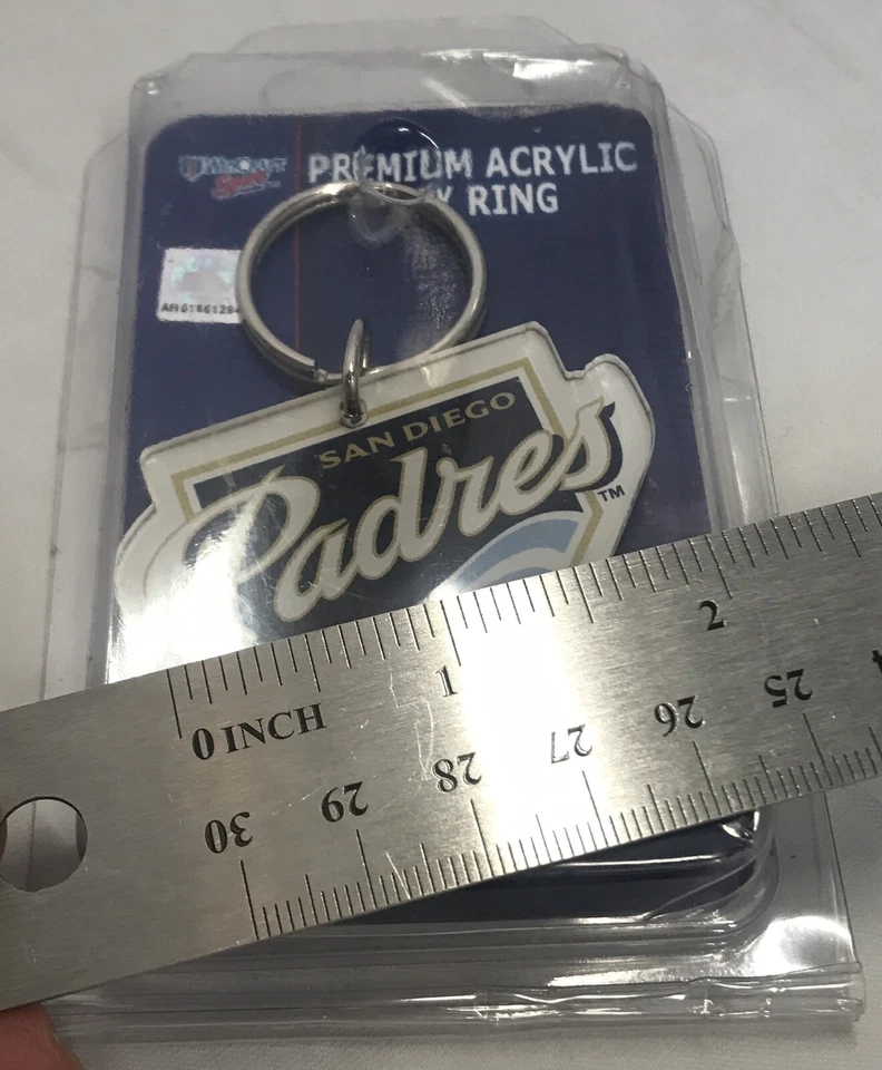 MLB San Diego Padres Premium Acrylic Key Ring (032085189141) WinCraft - Image 2 of 4