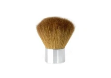 SILVER KABUKI BRUSH Full Coverage Bare Face Makeup Cosmetics Powder Foundation