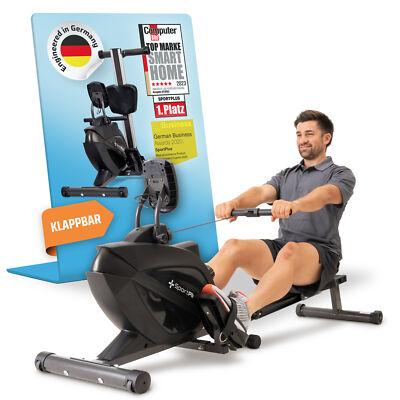 SportPlus Rudergerät für zuhause Rudermaschine Rowing machine Fitness klappbar