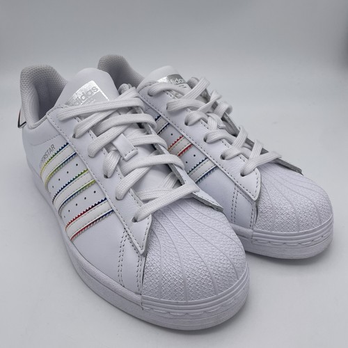 Adidas Superstar Women Rainbow Frayed 
