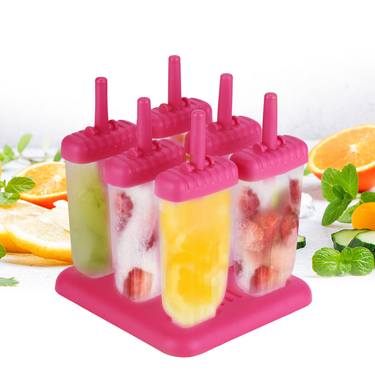 Ice Cream Maker Max 84% OFF Popsicle Mold Set with Pin Max 77% OFF and Guard Drip - Tray
