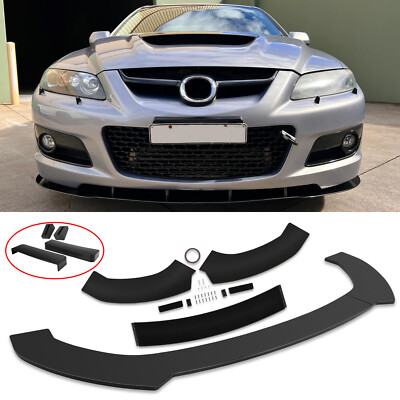 For Mazda 6 Mazda6 2002-2024 Front Bumper Lip Splitter Spoiler Kit