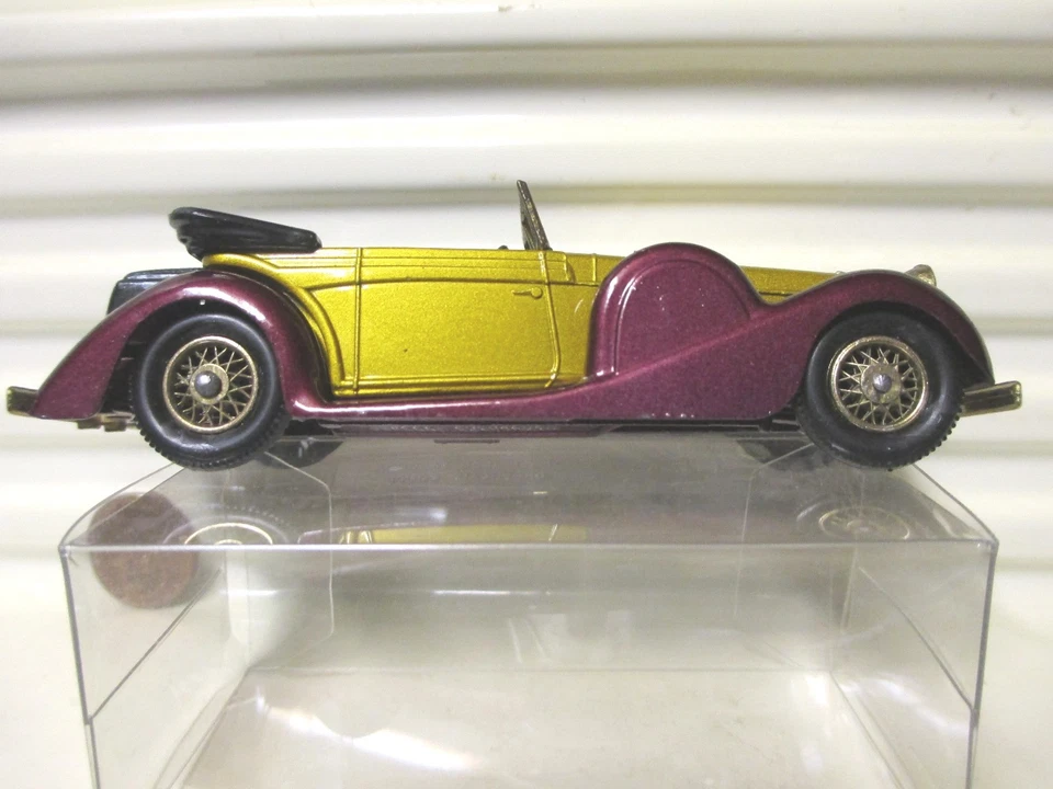 MATCHBOX LESNEY MODELS OF YESTERYEAR RARE LIGHT MAROON +GOLD Y11C LAGONDA MINT* - Image 2 of 4