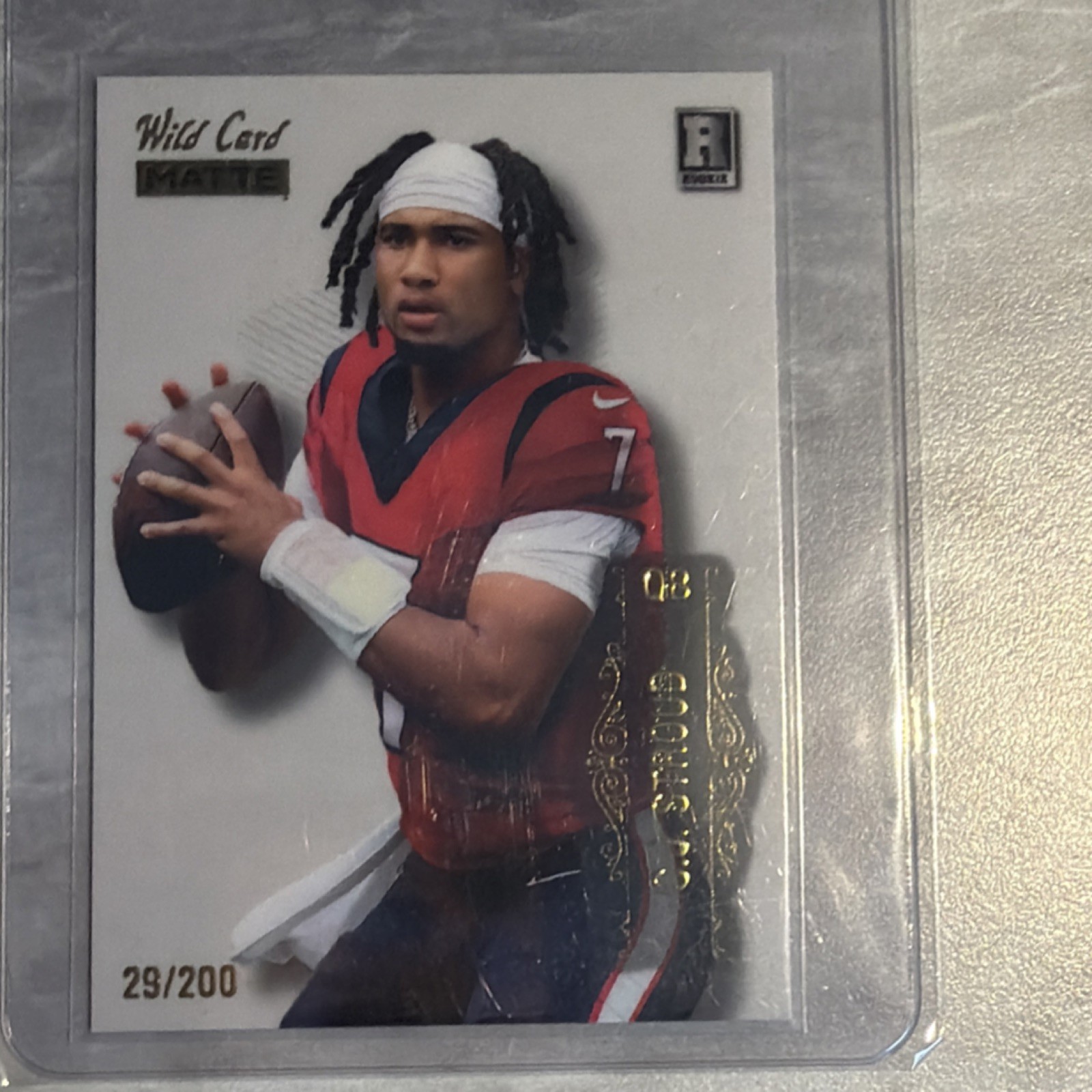 CJ Stroud Wild Card Alumination Rookie Edition #BCCS Base