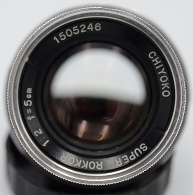 Chiyoko Super Rokkor 5cm 1:2 lens for Minolta Super A | eBay