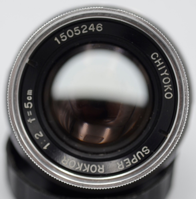 Chiyoko Super Rokkor 5cm 1:2 lens for Minolta Super A | eBay
