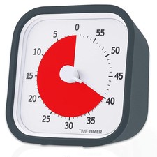 TIME TIMER MOD 9cm 60 Minute Visual Timer Charcoal Gray