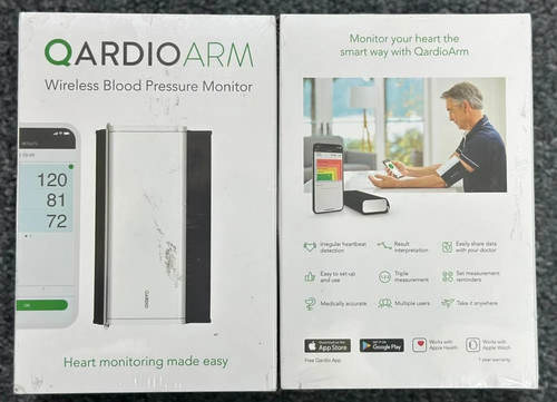 QardioArm A100 Misuratore di Pressione Arteriosa Wireless Bluetooth Bianco Artico Sigillato - Foto 5 di 5