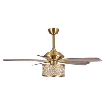 52'' Golden Industrial Ceiling Fan