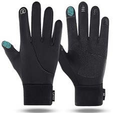 Winter Waterproof Gloves Windproof Fleece Liner Thermal with Touchscreen Fingers