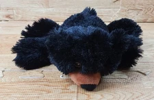 Stuffed Animal House Black Bear Floppy 7" Plush