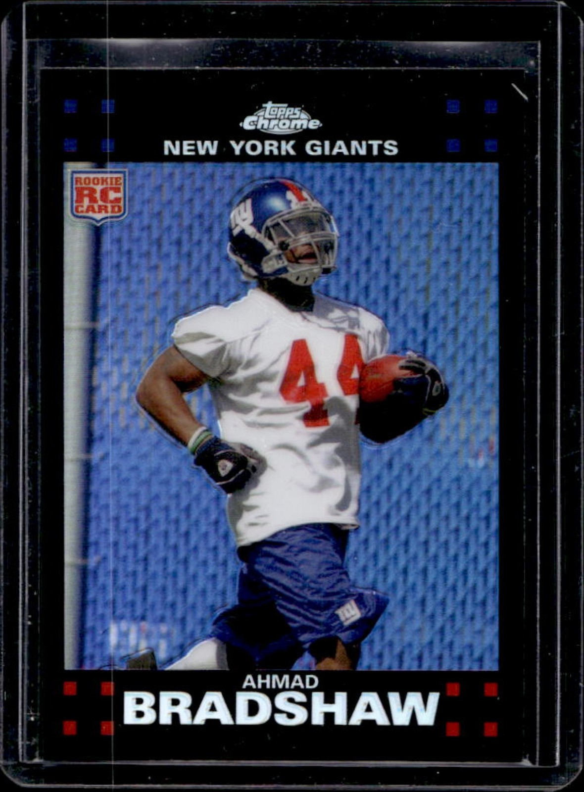 2007 Topps Chrome Ahmad Bradshaw RC Refractor Rookie #TC195 Giants