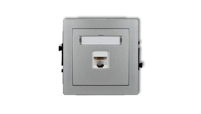 Computer Steckdosen einzeln 1xRJ45, Kat. 5e DECO 7DGK-1