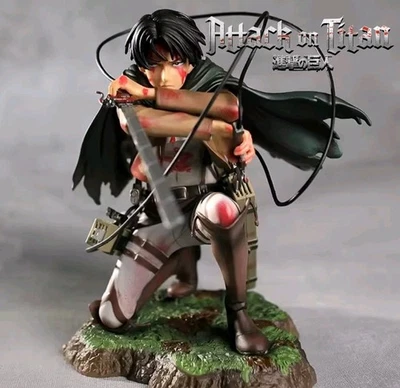 MARKENLOS Attack On Titan Levi Ackerman 18CM Sammelfigur NEU Weihnachten Geschenk Anime