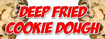 DEEP FRIED COOKIE DOUGH DECAL sticker warm fresh homemade fried pie