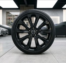 Genuine Range Rover L322 20” Gloss Black Alloy Wheels Set - Professional Refurb