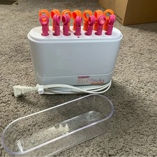 ConAir Hot Stick Hair Setter Orange Pink Hot Tool Beauty Rollers 14 TESTED WORKS
