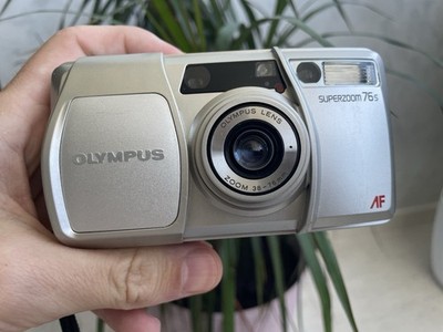 Olympus Superzoom 76s 35mm film point and shoot compact camera