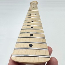 Maple Electric Guitar Neck 22 Frets 25.5 Inch Scale Dot Inlay with Back Center S