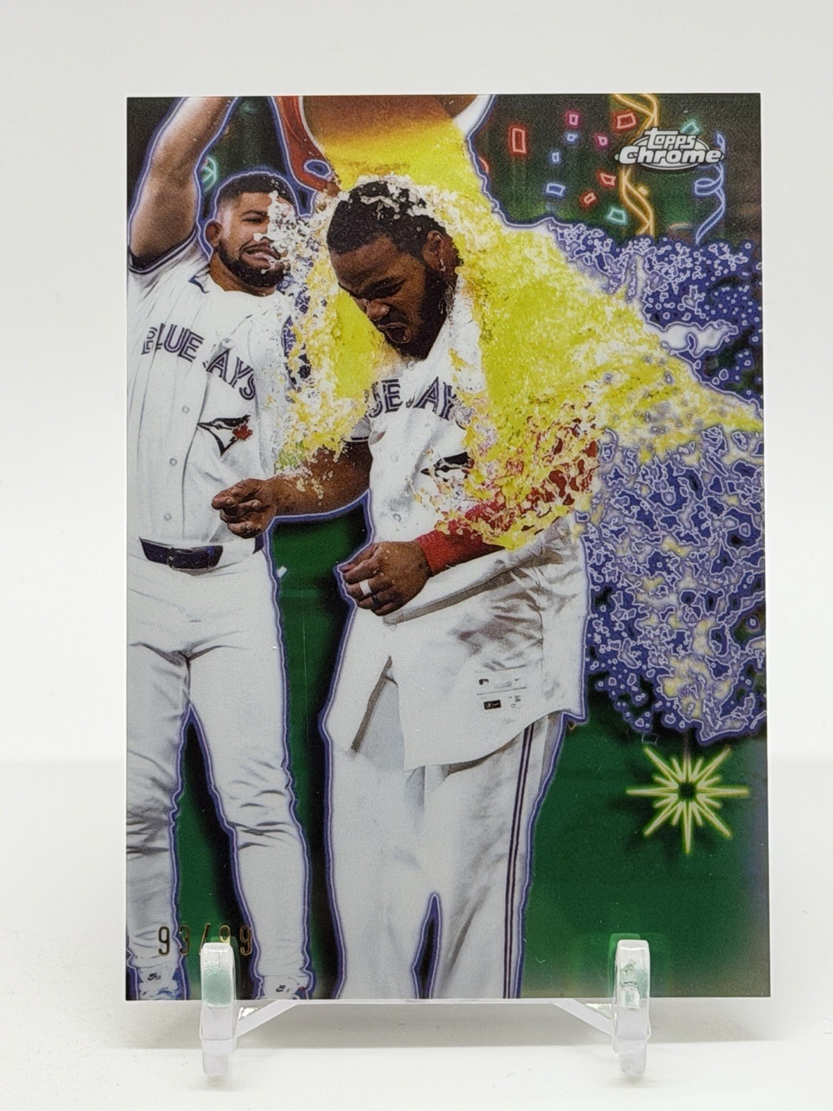 2025 Topps Chrome Update - Vladimir Guerrero Jr. - Celebracion Green /99 SSP