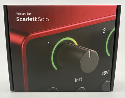 Focusrite Scarlett Solo 4th Gen USB Audio Interface
