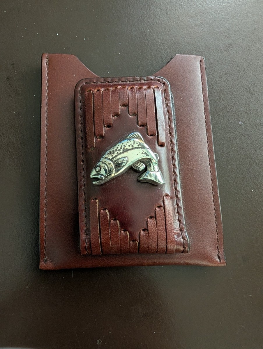 Brighton leather wallet with magnetic money clip Fishing Fish | eBay