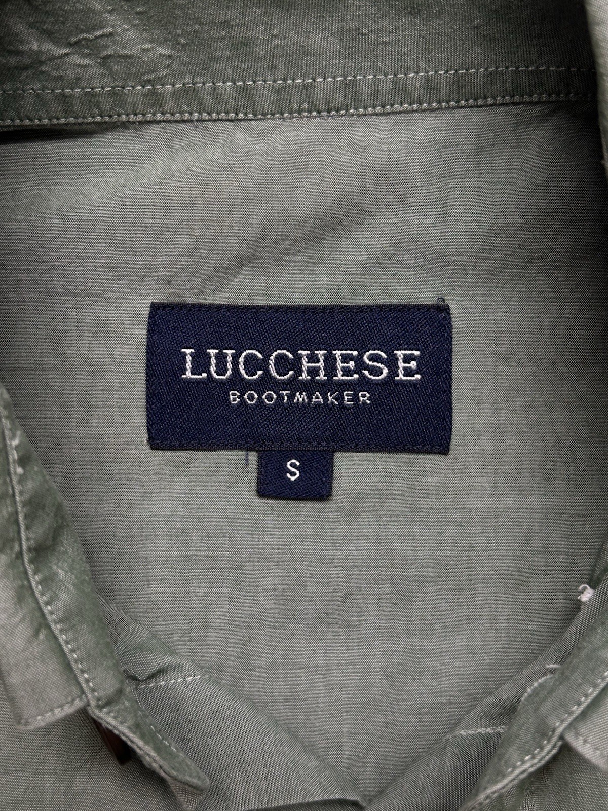 Lucchese Bootmaker Button Down Shirt Green Pocket… - image 9