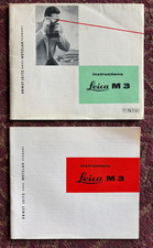 LEICA M3 ORIGINAL INSTRUCTION MANUAL AND QUICK GUIDE BR11593 