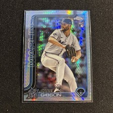 Topps Chrome Update Prism Refractor Rookie Cade Gibson Marlins 2023 USC181