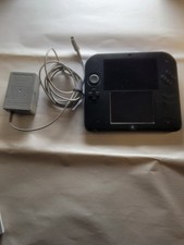 Nintendo 2DS Handheld Game Console Black/Blue With Charger Tested No Stylus