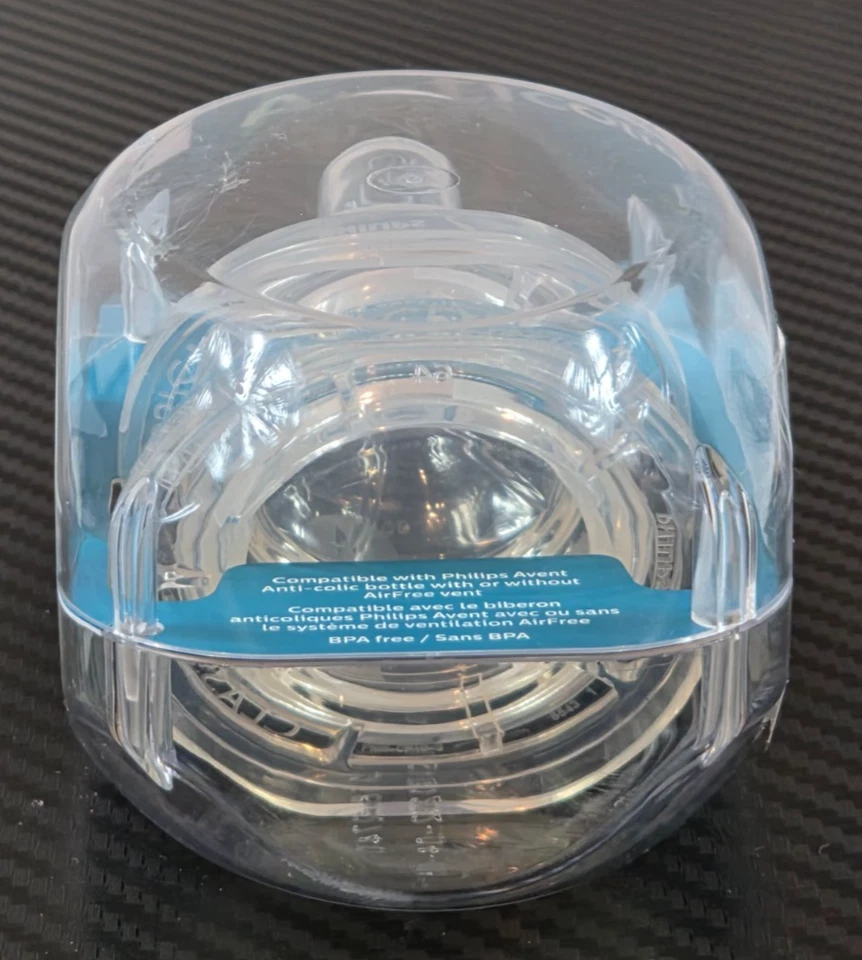 Biberón anticólicos Philips Avent 4 pezones de flujo paquete de 2, 6 meses+ Foto 2 de 4