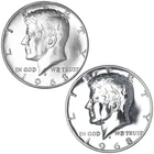 1968 D & S Kennedy Half Dollar  40% Silver Proof & BU Mint Set 2 Coin Lot