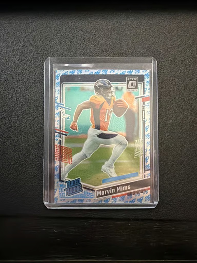 2023 Optic Marvin Mims Rocket Emoji Case Hit SSP #231 Rookie